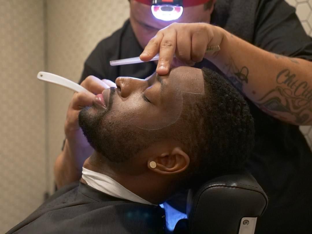 Straight razor shave at Razor Red